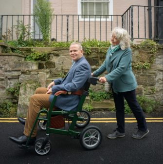 Rollator en rolstoel Glide 2 in 1