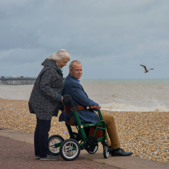 Rollator en rolstoel Glide 2 in 1