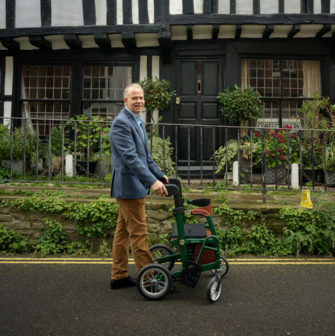Rollator en rolstoel Glide 2 in 1