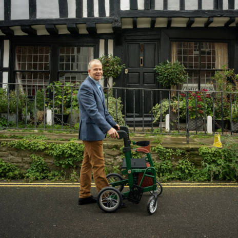 Rollator en rolstoel Glide 2 in 1
