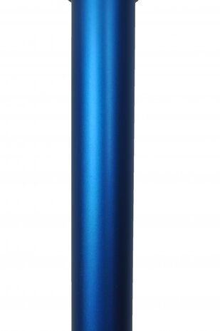 Elleboogkruk dubbel verstelbaar - blauw metallic